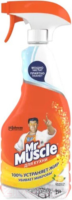 Чистящее средство для кухни Mr. Muscle Эксперт для Кухни. Свежесть лимона (500мл)