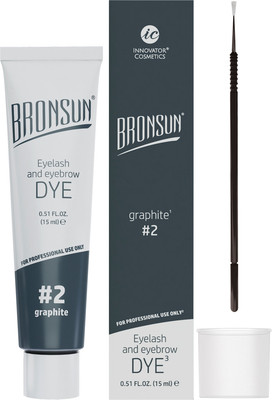 Краска для бровей Bronsun Для бровей и ресниц №2 графит (15мл)