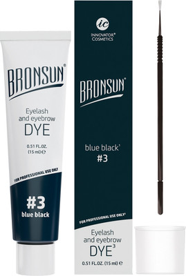 Краска для бровей Bronsun Для бровей и ресниц №3 иссиня-черный (15мл)
