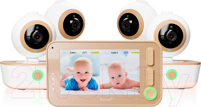Видеоняня Ramili Baby RV1300X4