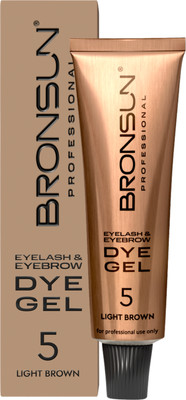 Краска для бровей Bronsun Для бровей и ресниц №5 светло-коричневый (15мл)