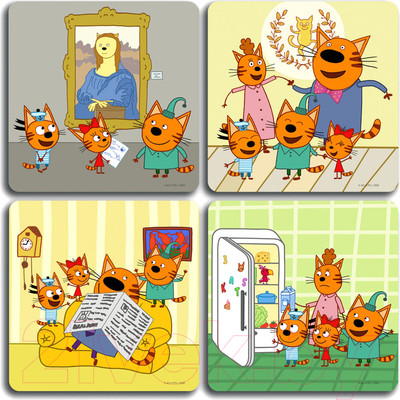 Набор пазлов Topgame Три кота / 01601