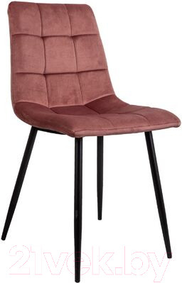 Стул AksHome Dallas (розовый велюр 91/черный)