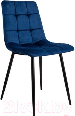 Стул AksHome Dallas (синий велюр 86/черный)
