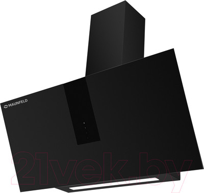 Вытяжка наклонная Maunfeld Aurora 90 (черный матовый)