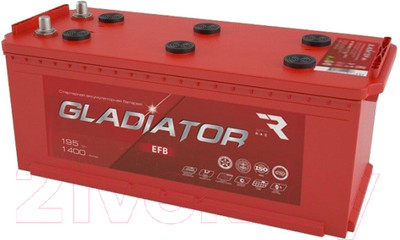 Автомобильный аккумулятор Gladiator EFB Евро 3 (195 А/ч)