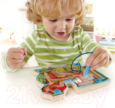 Развивающая игрушка Hape Лабиринт. Паровоз / E1701-HP