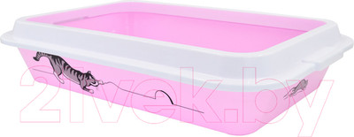 Туалет-лоток ZooExpress Lucky 11122 (с рамкой)