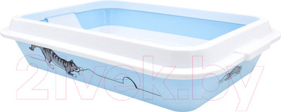 Туалет-лоток ZooExpress Кис большой 11043 (с рамкой)