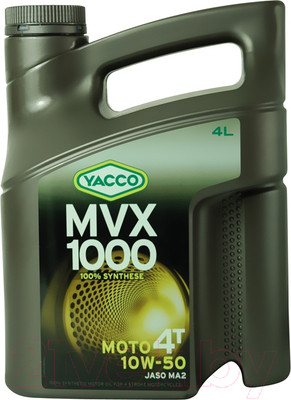 Моторное масло Yacco MVX 1000 4T 10W50 (4л)