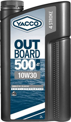 Моторное масло Yacco Outboard 500 4T 10W30 (2л)
