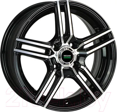 Литой диск Megami MGM-1 14x5.5 4x100мм DIA 73.1мм ET 35мм BKF