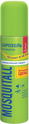 Аэрозоль от насекомых Mosquitall Универсальная защита (150мл)
