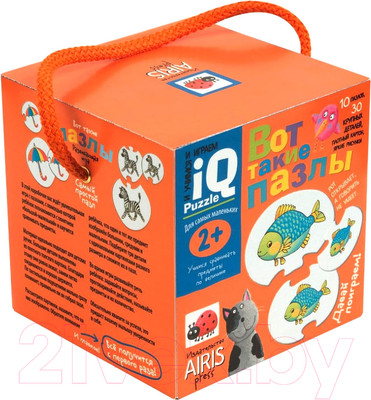Развивающая игра Айрис-пресс Для самых маленьких 2+. Вот такие пазлы