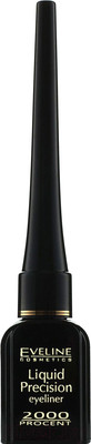 Подводка для глаз жидкая Eveline Cosmetics Водостойкая (4мл, черный)