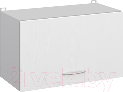Шкаф под вытяжку Кортекс-мебель Корнелия Лира ВШГ60-1г-360 (белый)