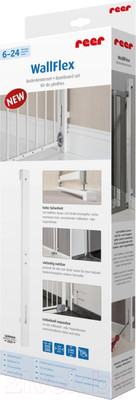 Крепление для ворот безопасности Reer На выступающий 9046060 (белый/дерево/пластик)