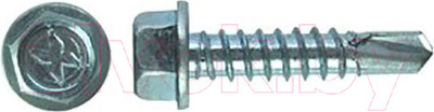 Саморез Starfix Для фасадных систем 6.3x32 DIN 7504-K / SMP2-87617-100 (100шт, оцинкованный)