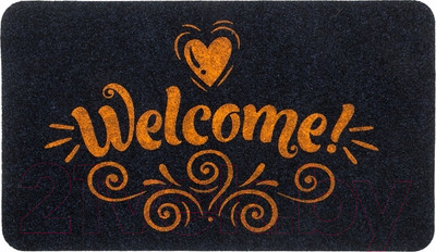 Коврик грязезащитный SunStep Familia Welcome 45x75 / 37-917