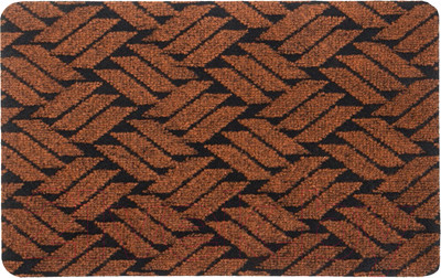 Коврик грязезащитный SunStep Fusion 40x60 / 37-101 (коричневый/серый)