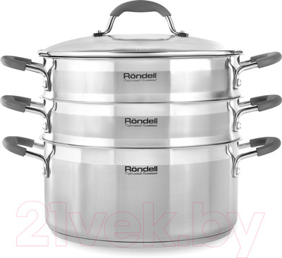 Кастрюля-пароварка Rondell RDS-751 (13л/26см, с крышкой)