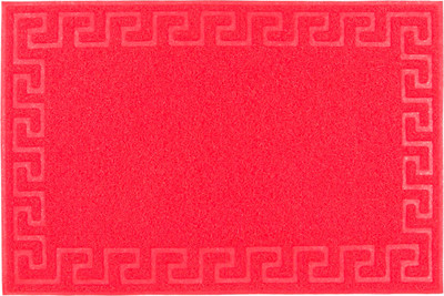 Коврик грязезащитный SunStep Меандр 40x60 / 38-304 (красный)