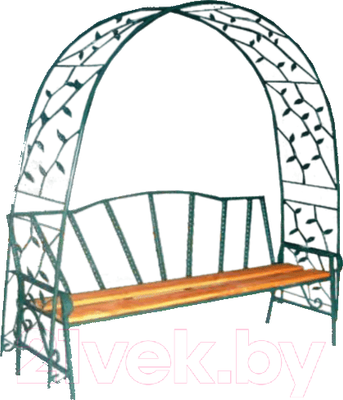 Скамья садовая Станкоинструмент №8 (158х70х210)