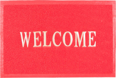 Коврик грязезащитный SunStep Spongy Welcome 40x60 / 38-434 (красный)