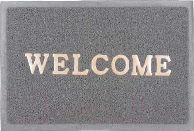 Коврик грязезащитный SunStep Spongy Welcome 60x90 / 38-451 (серый)