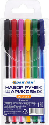 Набор шариковых ручек Darvish DV-2506-6 (6шт)