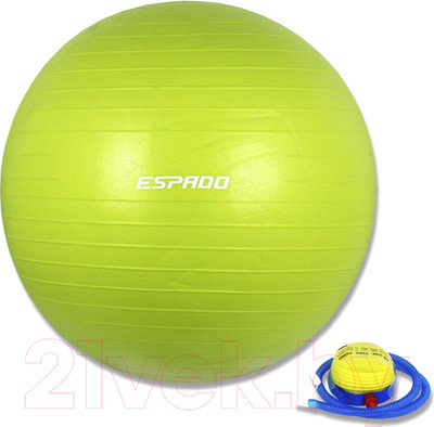 Фитбол гладкий Espado ES2111 (55см, зеленый)