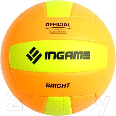 Мяч волейбольный Ingame Bright (оранжевый/желтый)