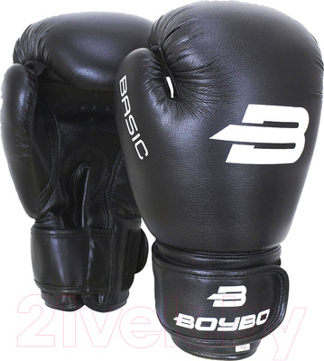 Боксерские перчатки BoyBo Basic (4oz, черный)
