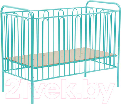 Детская кроватка Polini Kids Vintage 110 (бирюзовый)
