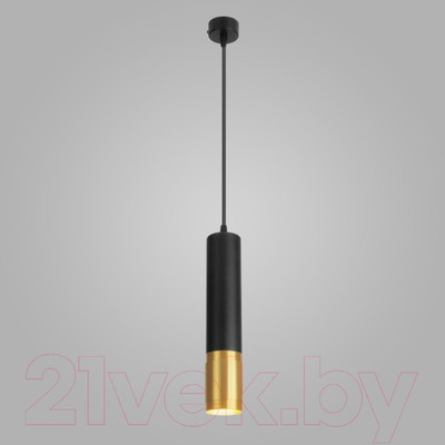 Потолочный светильник Elektrostandard DLN108 GU10 (черный/золотистый)