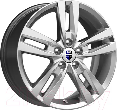 Литой диск K&K Rassvet 16x6.5" 5x100мм DIA 56.1мм ET 48мм Сильвер