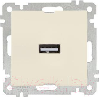 Розетка Mutlusan Daria 2100 448 0102 (кремовый)