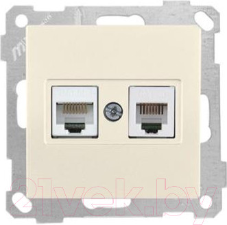 Розетка Mutlusan Daria 2100 139 0102 (кремовый)