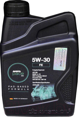 Моторное масло Avista Pace Evo FE 5W30 / 150807 (1л)