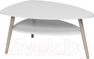 Журнальный столик Аквилон Консул-3 (белоснежный)