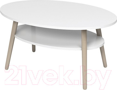 Журнальный столик Аквилон Консул-4 (белоснежный)