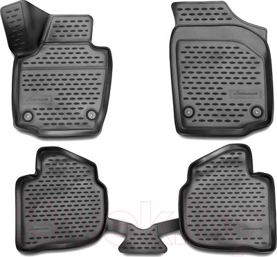Комплект ковриков для авто ELEMENT NLC.3D.45.15.210K для Skoda Rapid (4шт)