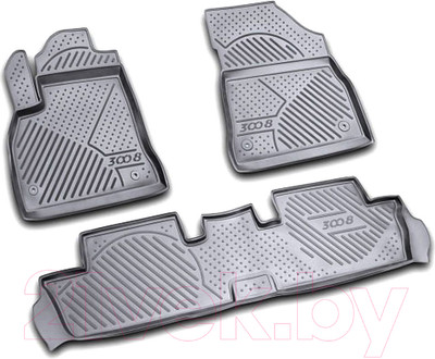 Комплект ковриков для авто ELEMENT D000000036 для Peugeot 3008 (3шт)