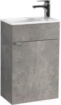 Тумба под умывальник Belux Бергамо-Женева НП40 (31, бетон чикаго/светло-серый)