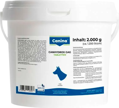 Кормовая добавка для животных Canina Canhydrox GAG 1200 Tabletten / 123537 (2кг)