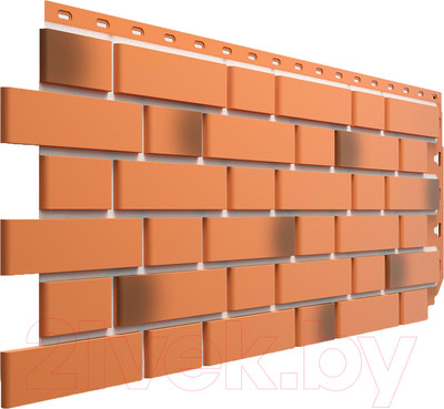 Фасадная панель Docke Flemish Красный жженый (443x1183)