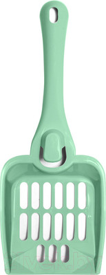 Совок для туалета Triol С креплением на бортик / 20411006 (зеленый)