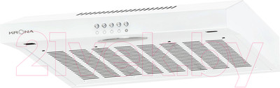 Вытяжка плоская Krona Ermina 500 white PB / КА-00001058