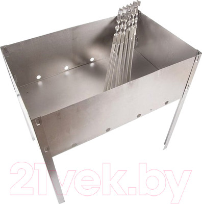 Мангал Rexant Эконом 62-0007 (с шампурами)