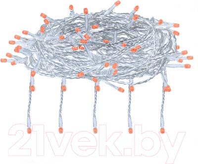 Световой занавес VEGAS 55080 (1.5x1.5м, красный)